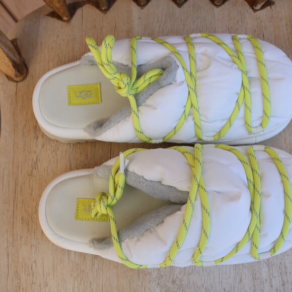 UGG SPACESLIDER TECH SLIDE PLATFORM SLIPPER SHOES, WOMEN US 8/ 8.5 - Picture 4 of 16